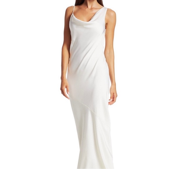 Halston Women’s Satin Slip Gown - Size 10 - Picture 8 of 11